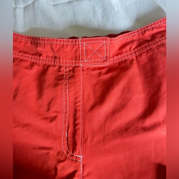 Vintage Nike Grey Tag Orange Windbreaker Capri Athletic Pants Size XL (16-18) - Picture 3 of 12